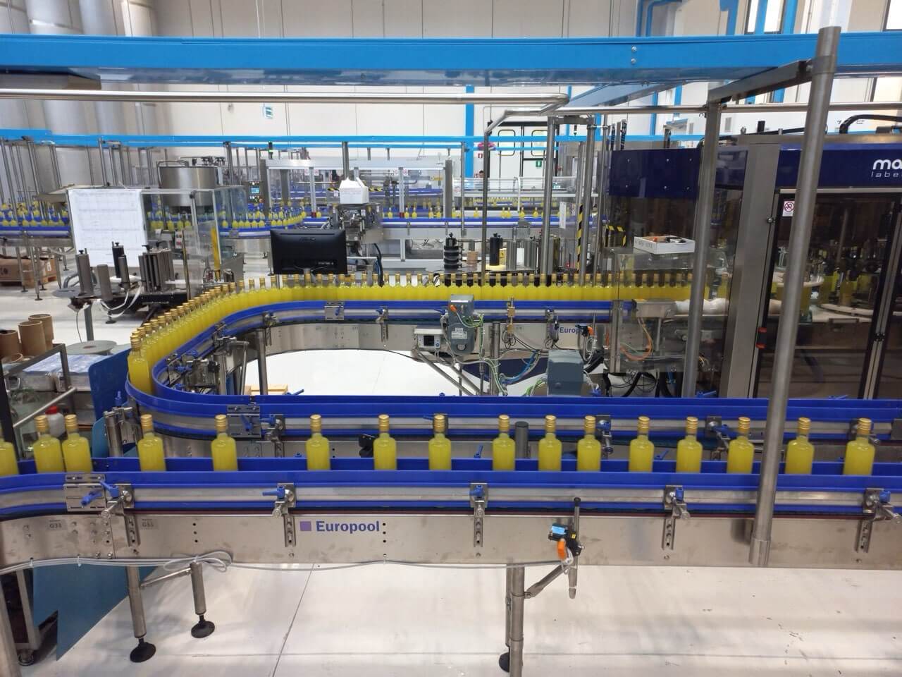 shaped bottling lines